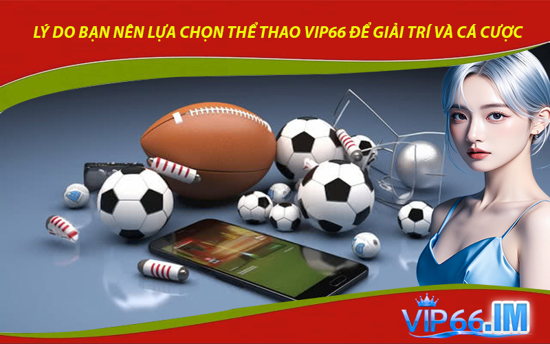 Lý do bạn nên lựa chọn Thể Thao VIP66 để giải trí và cá cược.